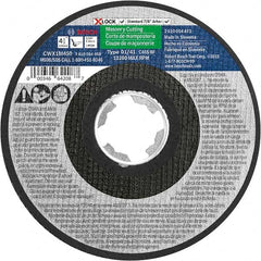 Cut-Off Wheel: Type 1, 4-1/2″ Dia, 1/16″ Thick, 7/8″ Hole, Aluminum Oxide 46 Grit, 11500 Max RPM, Use with Angle Grinders