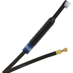 PRO-SOURCE - 80 Amp 12-1/2' Rubber Outfit 24N Air Cooled TIG Welding Torch Kit - USA Tool & Supply