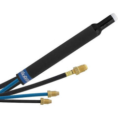 PRO-SOURCE - 500 Amp 25' Rubber Outfit 18P Water Cooled TIG Welding Torch Kit - USA Tool & Supply