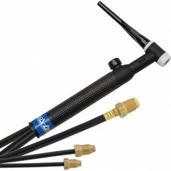 PRO-SOURCE - 350 Amp 12-1/2' Rubber Outfit 18V Water Cooled TIG Welding Torch Kit - USA Tool & Supply