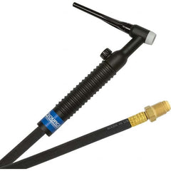 PRO-SOURCE - 200 Amp 25' Rubber Outfit 26V Air Cooled TIG Welding Torch Kit - USA Tool & Supply