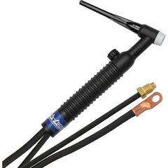 PRO-SOURCE - 200 Amp 12-1/2' Rubber Outfit 26FV Air Cooled TIG Welding Torch Kit - USA Tool & Supply