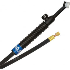 PRO-SOURCE - 80 Amp 12-1/2' Rubber Outfit 24V Air Cooled TIG Welding Torch Kit - USA Tool & Supply