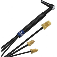 PRO-SOURCE - 250 Amp 12-1/2' Rubber Outfit 20 Water Cooled TIG Welding Torch Kit - USA Tool & Supply