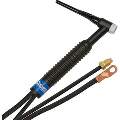 PRO-SOURCE - 200 Amp 12-1/2' Rubber Outfit 26F Air Cooled TIG Welding Torch Kit - USA Tool & Supply