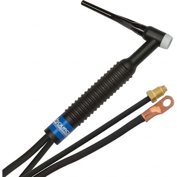 PRO-SOURCE - 200 Amp 25' Rubber Outfit 26 Air Cooled TIG Welding Torch Kit - USA Tool & Supply