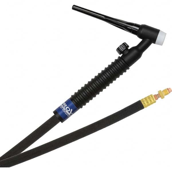 PRO-SOURCE - 150 Amp 12-1/2' Rubber Outfit 17V Air Cooled TIG Welding Torch Kit - USA Tool & Supply