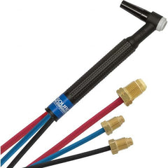 PRO-SOURCE - 250 Amp 12-1/2' Rubber Outfit 20M Water Cooled TIG Welding Torch Kit - USA Tool & Supply