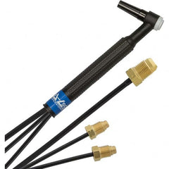 PRO-SOURCE - 250 Amp 25' Rubber Outfit 20F Water Cooled TIG Welding Torch Kit - USA Tool & Supply