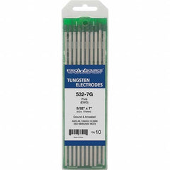 PRO-SOURCE - Tungsten Electrodes Type: Pure Diameter (Inch): 5/32 - USA Tool & Supply