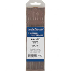 PRO-SOURCE - Tungsten Electrodes Type: Zirconiated Diameter (Inch): 1/16 - USA Tool & Supply