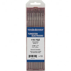 PRO-SOURCE - Tungsten Electrodes Type: Zirconiated Diameter (Inch): 1/16 - USA Tool & Supply