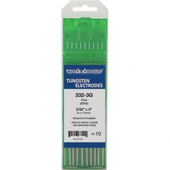 PRO-SOURCE - Tungsten Electrodes Type: Pure Diameter (Inch): 3/32 - USA Tool & Supply