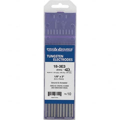 PRO-SOURCE - Tungsten Electrodes Type: E3 Diameter (Inch): 1/8 - USA Tool & Supply