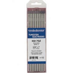 PRO-SOURCE - Tungsten Electrodes Type: Zirconiated Diameter (Inch): 5/32 - USA Tool & Supply