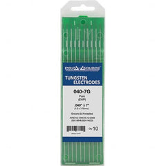 PRO-SOURCE - Tungsten Electrodes Type: Pure Diameter (Inch): 0.040 - USA Tool & Supply