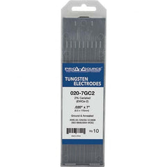 PRO-SOURCE - Tungsten Electrodes Type: 2% Ceriated Diameter (Inch): 0.020 - USA Tool & Supply