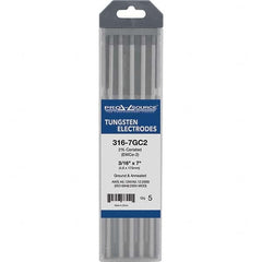 PRO-SOURCE - Tungsten Electrodes Type: 2% Ceriated Diameter (Inch): 3/16 - USA Tool & Supply