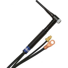 PRO-SOURCE - 150 Amp 25' Rubber Outfit 17FMT Air Cooled TIG Welding Torch Kit - USA Tool & Supply