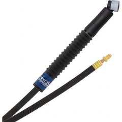 PRO-SOURCE - 80 Amp 25' Rubber Outfit 24FMT Air Cooled TIG Welding Torch Kit - USA Tool & Supply