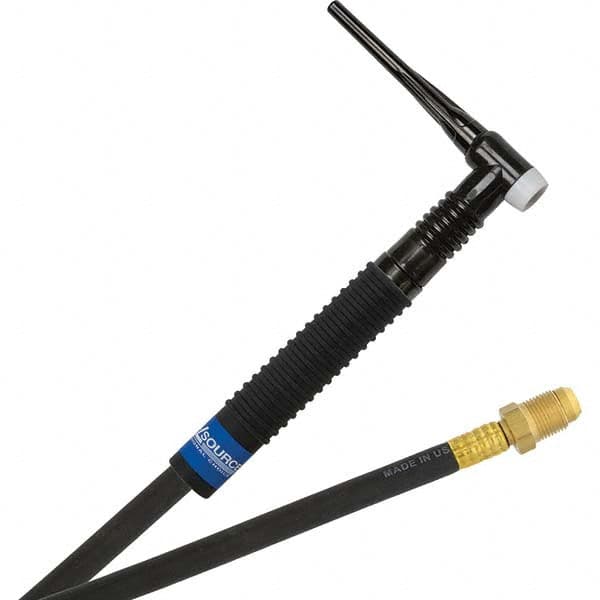 PRO-SOURCE - 200 Amp 25' Rubber Outfit 26FMT Air Cooled TIG Welding Torch Kit - USA Tool & Supply