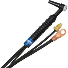 PRO-SOURCE - 125 Amp 12-1/2' Rubber Outfit 9 Air Cooled TIG Welding Torch Kit - USA Tool & Supply
