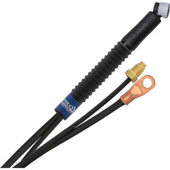 PRO-SOURCE - 80 Amp 12-1/2' Rubber Outfit 24FMT Air Cooled TIG Welding Torch Kit - USA Tool & Supply