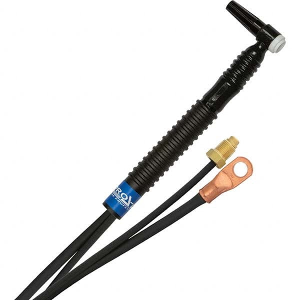 PRO-SOURCE - 125 Amp 25' Rubber Outfit 9FMT Air Cooled TIG Welding Torch Kit - USA Tool & Supply