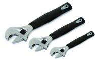 3 Piece Ratcheting Adjustable Wrench Set - USA Tool & Supply