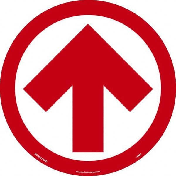 NMC - "Blank" Adhesive-Backed Floor Sign - USA Tool & Supply