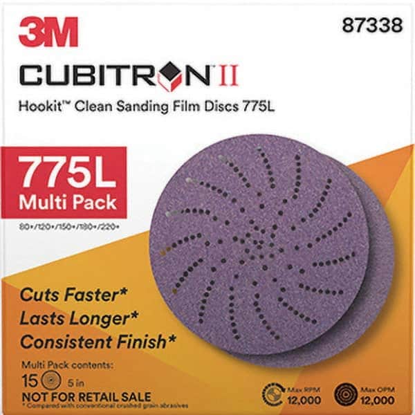 3M - Hook & Loop Discs Abrasive Type: Film Disc Disc Diameter (Inch): 5 - USA Tool & Supply