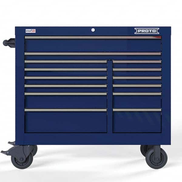 Proto - Tool Roller Cabinets Drawers Range: 11 - 15 Drawers Width Range: 36" - 47.9" - USA Tool & Supply