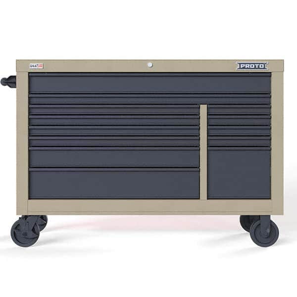 Proto - Tool Roller Cabinets Drawers Range: 11 - 15 Drawers Width Range: 36" - 47.9" - USA Tool & Supply