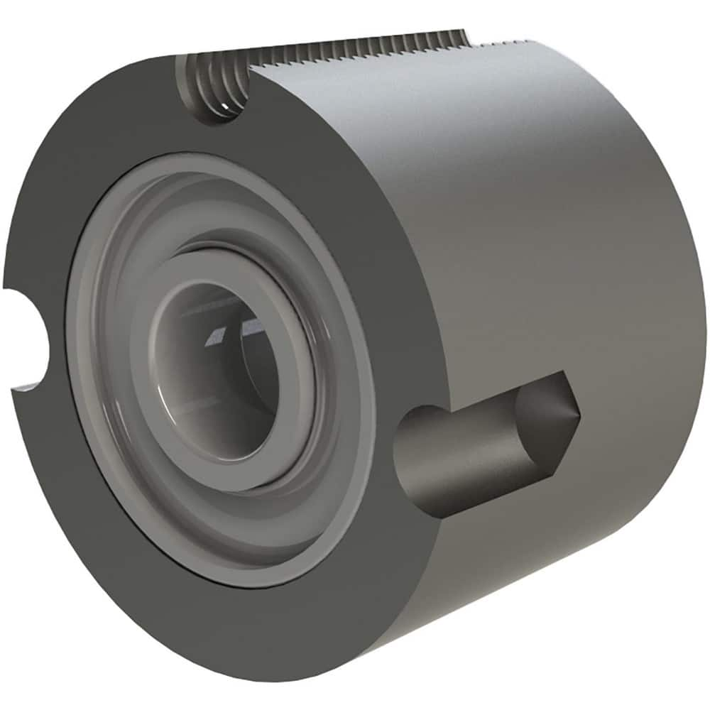 Idler Shaft Bushings; Type: Tapered; Bearing Type: Sealed Ball; Shaft Diameter: 0.6250; Outside Diameter: 2.25 in; Bolt Circle Diameter: 2.125 in; Material: Steel; Bushing Industry Code: 1610