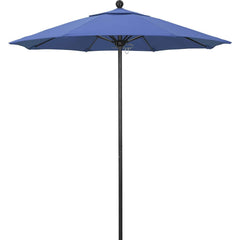 Patio Umbrellas; Diameter (Feet): 7.5; Height (Feet): 8.000; Fabric Color: Capri; Base Included: No; Canopy Fabric: Pacifica; Fade Resistant: Yes; Additional Information: Push Lift; Frame Material: Aluminum