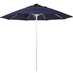 Patio Umbrellas; Diameter (Feet): 9; Height (Feet): 8.583; Fabric Color: Navy; Base Included: No; Canopy Fabric: Pacifica; Fade Resistant: Yes; Additional Information: Push Lift; Frame Material: Aluminum