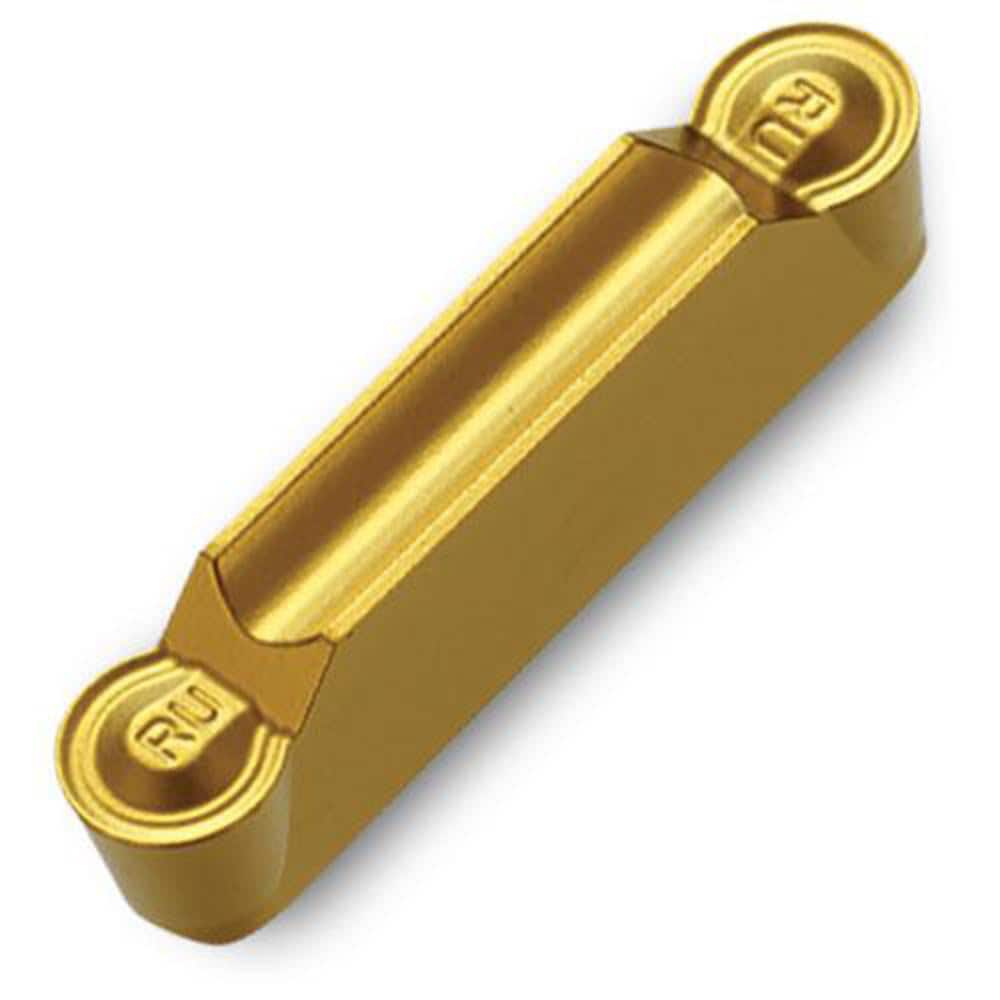 Grooving Insert: TDTRU TT7505, Solid Carbide TiCN, Al2O3 & TiN Finish, Neutral, 0.157″ Cutting Width, Series TDT-RU (Full Radius)