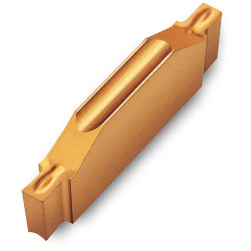 Grooving Insert: TDTT K10, Solid Carbide Uncoated, Neutral, 0.051″ Cutting Width, Series TDT