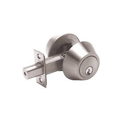 Deadbolts; Type: Double Cylinder; Key Type: Keyed Alike; Lock Type: Double Cylinder; Mount Type: Through Hole; Finish/Coating: Satin Nickel; Material: Steel; Minimum Door Thickness: 1.375 in; Maximum Door Thickness: 1.75 in; Lockset Grade: Grade 3; Minimu