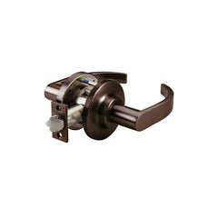 Lever Locksets; Type: Passage/Closet; Key Type: Keyless; Strike Type: ANSI 4-7/8; Finish/Coating: Oil Rubbed Bronze; Material: Steel; Material: Steel; Door Thickness: 1-3/4″ ™2-1/4″ ™; Backset: 2.75; Lockset Grade: Grade 1; Cylinder Type: None; Minimum Or