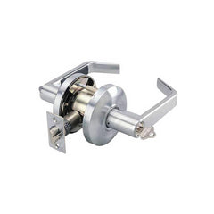 Lever Locksets; Type: Classroom; Key Type: Keyed Different; Strike Type: ANSI 4-7/8; Finish/Coating: Satin Chrome; Material: Steel; Material: Steel; Door Thickness: 1-3/8-1/3-4; Backset: 2.75; Lockset Grade: Grade 2; Cylinder Type: Conventional; Minimum O