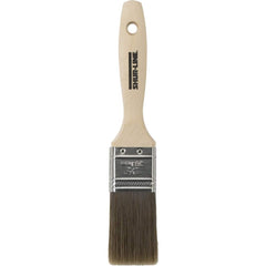 Paint Brush: Polyester, Synthetic Bristle 5″ Beavertail, Wood Handle, for Latex Flat & Water