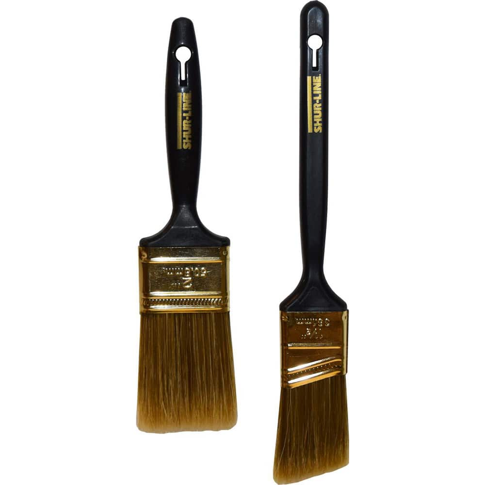 Paint Brush: Natural Bristle, Synthetic Bristle Wood Handle, for Oil