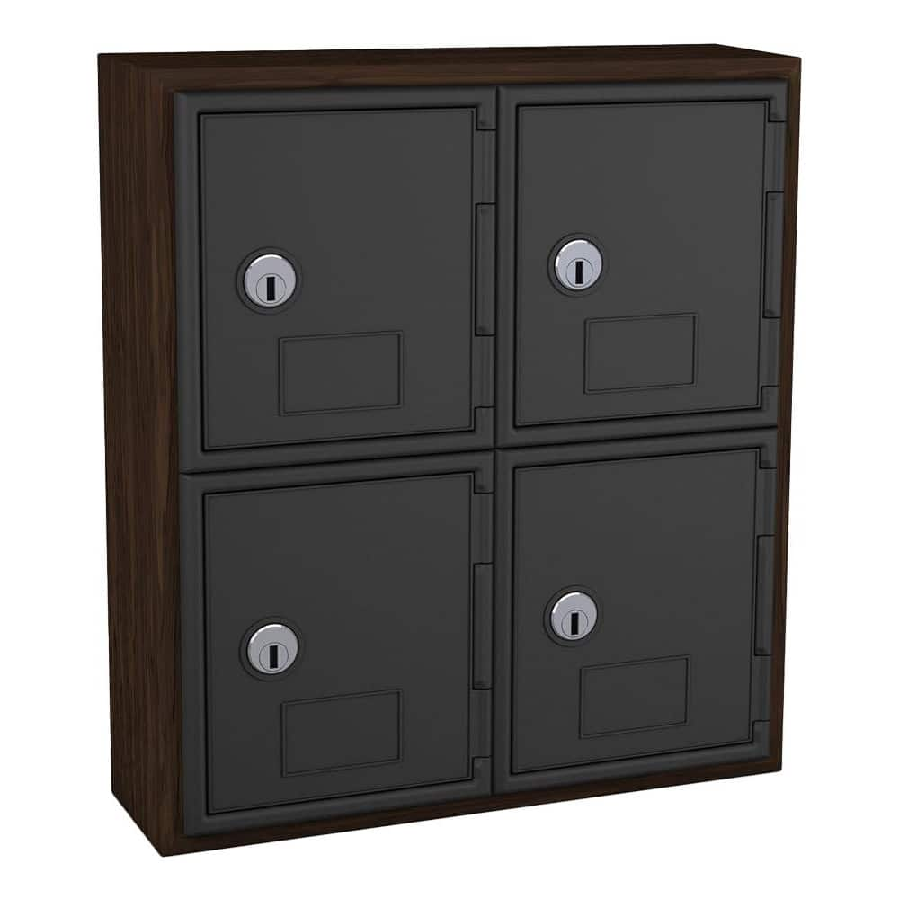 Starter Locker: Keyed Black, Acrylonitrile Butadiene Styrene Plastic, Assembled