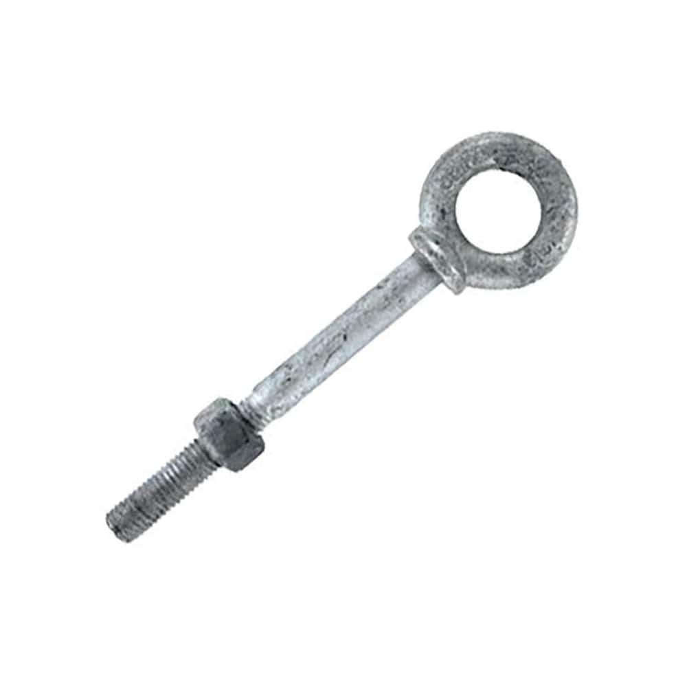 Fixed Lifting Eye Bolt: With Shoulder, 7,000 lb Capacity, 3/4 ™ Thread, Steel Partially Threaded, 6″ Shank, 3″ Thread Length