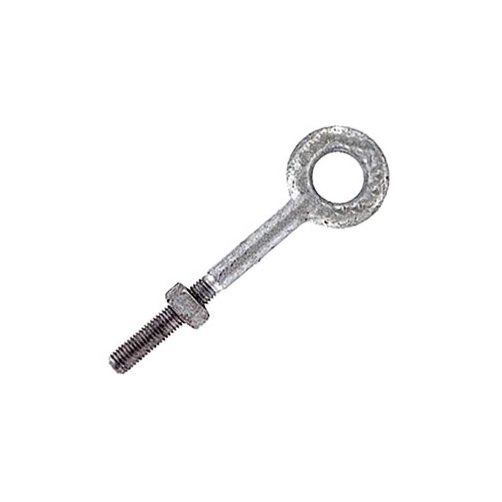 Fixed Lifting Eye Bolt: Without Shoulder, 600 lb Capacity, 3/8 ™ Thread, Grade 316 Stainless Steel Partially Threaded, 3″ Shank, 1-1/2″ Thread Length