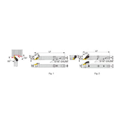 Indexable Turning Toolholders; Cutting Direction: Right Hand; Compatible Insert Size Code: VXGU09T202L; Toolholder Style: JSVJ2X; Rake: Negative; Rake Angle: -5; Multi-use Tool: Yes; Lead Angle: 93.0; Insert Holding Method: Screw; Shank Width (mm): 12.00;