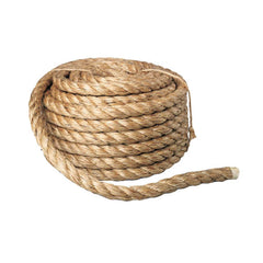 Rope; Rope Construction: Twisted; Material: Abaca; Work Load Limit: 3960 lb; Rope Diameter (Fractional Inch): 3/4; Color: Yellow; Length Ft.: 50