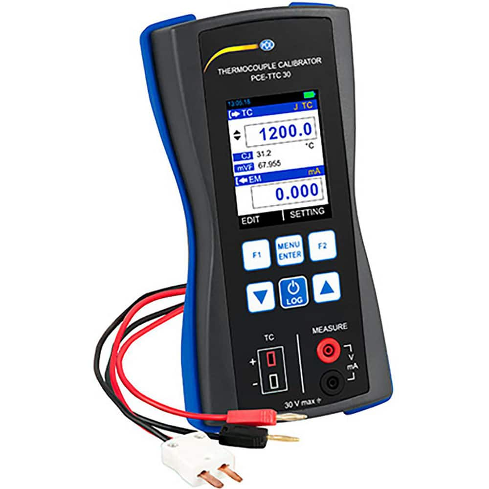 Calibrators; Minimum Voltage: 0; Maximum Voltage: 30; Minimum Amperage: 0.0000; Maximum Amperage: 24.00; Accuracy: 0.02%; Rtd Type: PT100