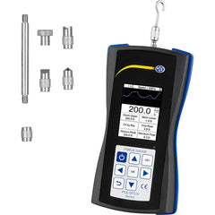 Digital Tension & Compression Force Gages; Capacity (gf): 5.000; Capacity (kgf): 5.000; Resolution (N): 0.001; Resolution (gf): 0.001; Accuracy (%): 0.1%; Feeler Length (mm): 10 mm; Feeler Length (Decimal Inch): 10 mm; Tip Type: Notched; Flat; Chisel; Sma